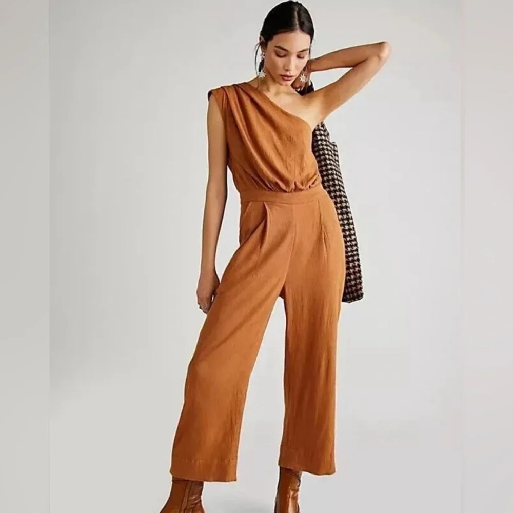 Free People Avery One-Shoulder Jumpsuit - Picture 4 of 4